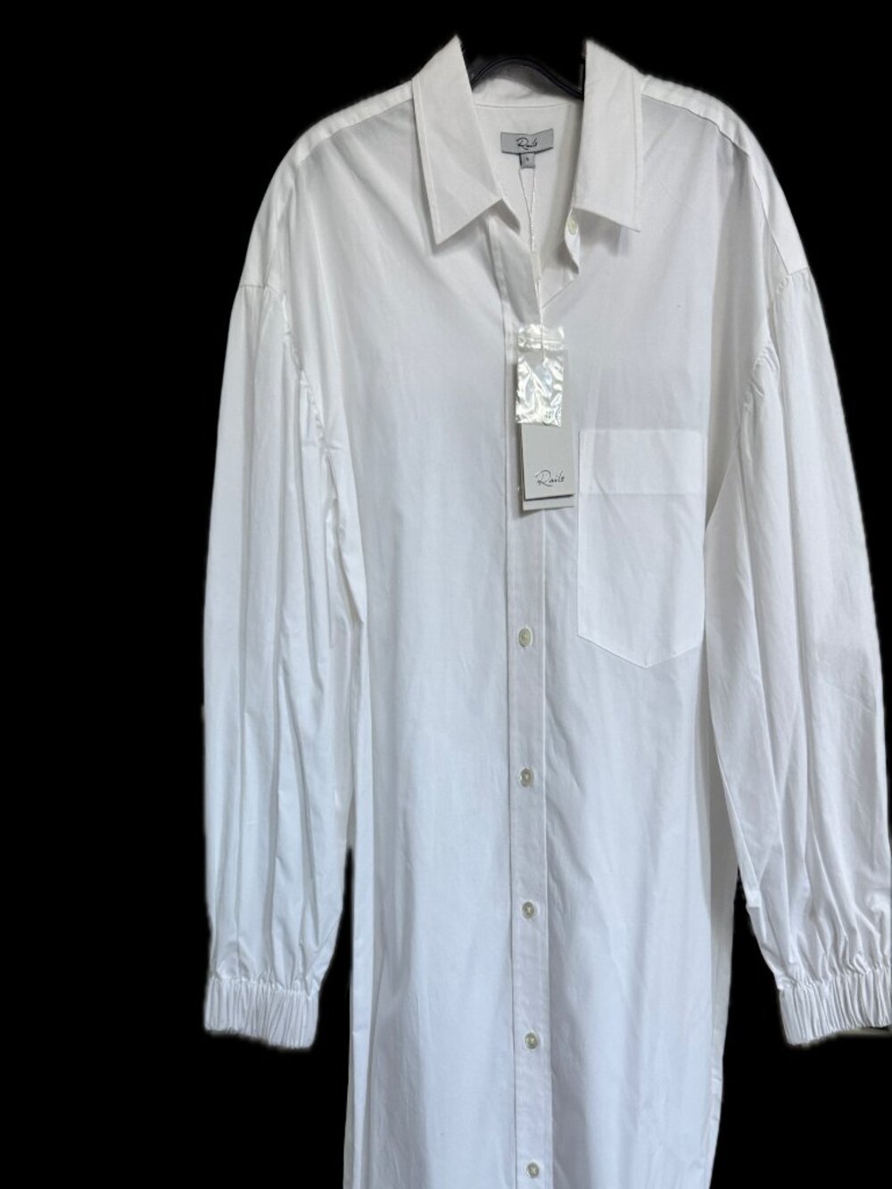 Rails white shirt dress blouse size S and XS